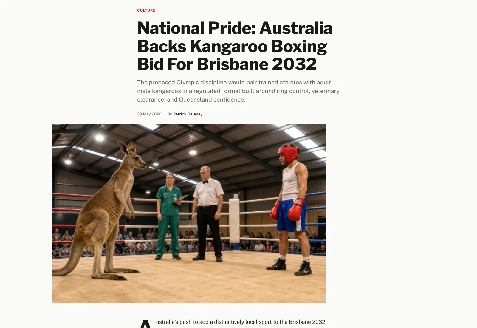 A VanFLIP culture feature with a full-bleed image and standfirst, shown in the article reading layout.