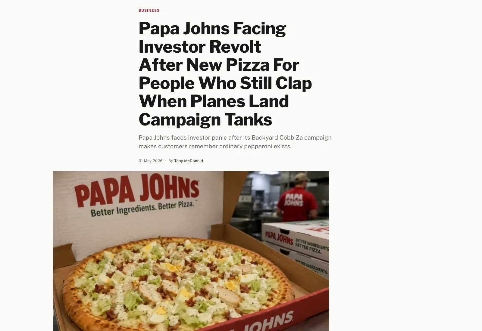 A VanFLIP story page showing the headline, dek and image treatment used across the site.